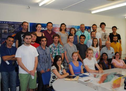 Participants of the 2013 summer lecture series given by Prof. R. Casten